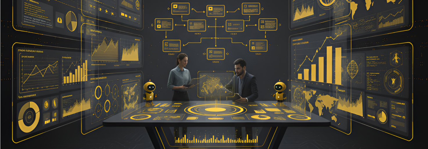 Data analysis and insights services illustration